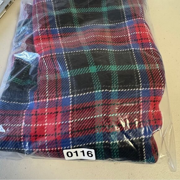 Talbots Red Plaid Wool Blend Blazer Holiday Tartan Jacket Petite 4P - Picture 6 of 16